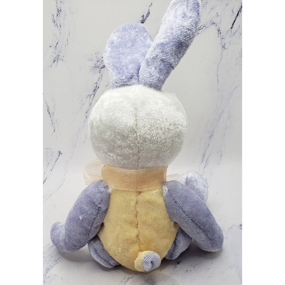 Bunny Rabbit Stuffed Animal Plush Lot of 2 Purple Brown Easter Spring - Picture 4 of 14
